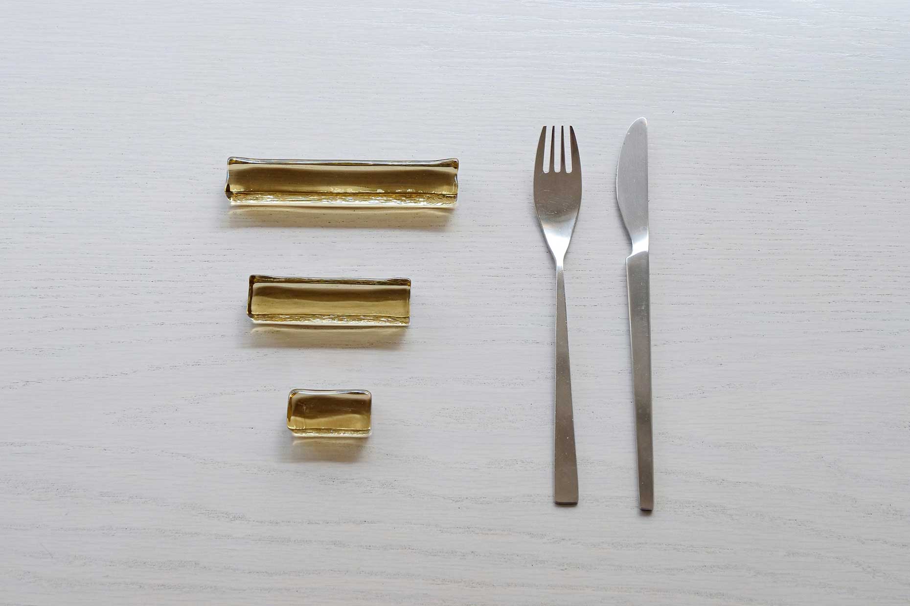 カトラリーレスト：四角 (M) | 箸置き・カトラリーレスト・カトラリー