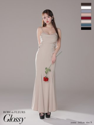 ROBE de FLEURS Glossy】ロングドレス - sugar