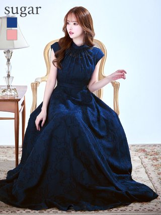 ロングドレス：ネイビー(紺)｜キャバドレス・ミニドレス通販はsugar
