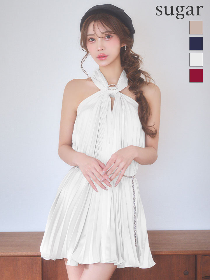 XSサイズあり【ANDY/アンディ】ビジュー/ ホルターネック/ チェーン