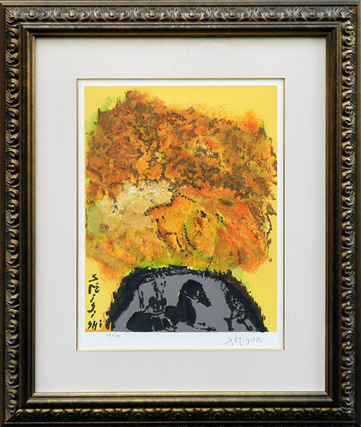 三岸節子_花瓶の花