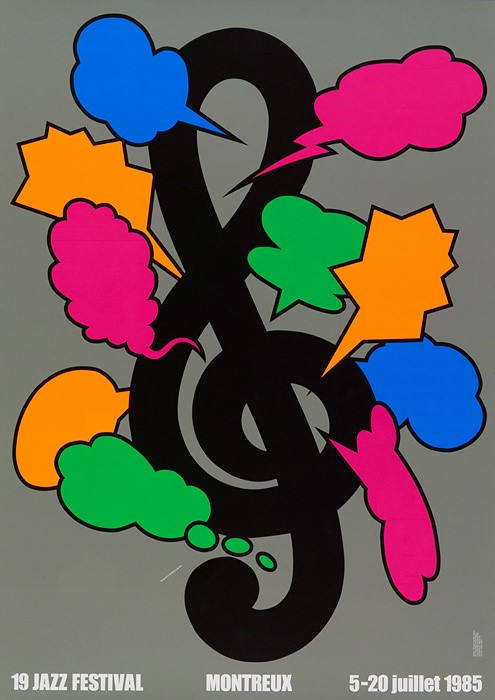 モントルー・ジャズフェスティバルのアートポスター～アンディ