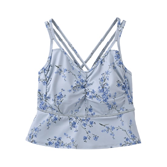 SUKALA】スプリングフラワーカバーキャミソール 忘れな草 L SUKALA