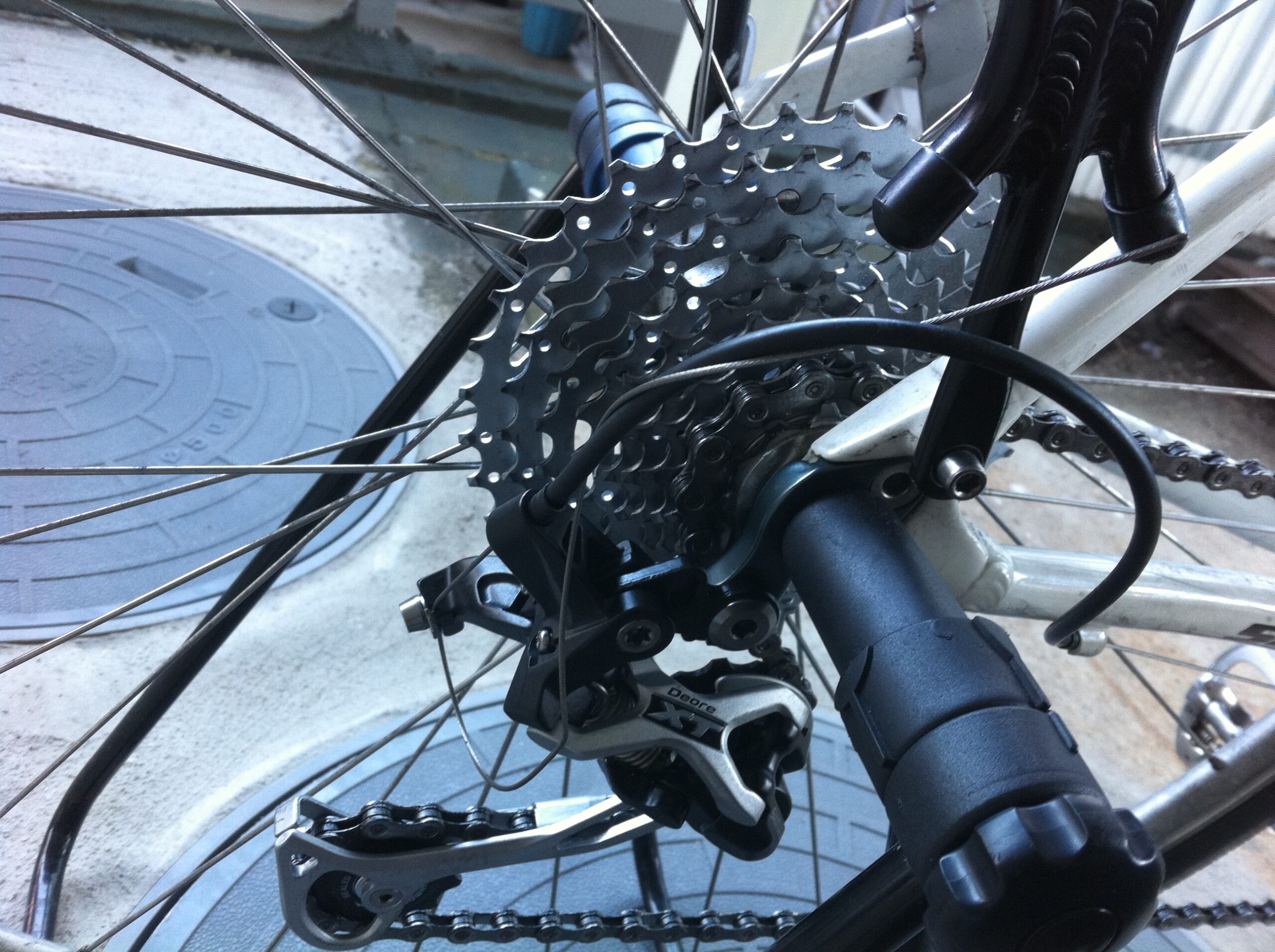 自転車] ディレイラーとスプロケ交換(SHIMANO Deore XT 10speed