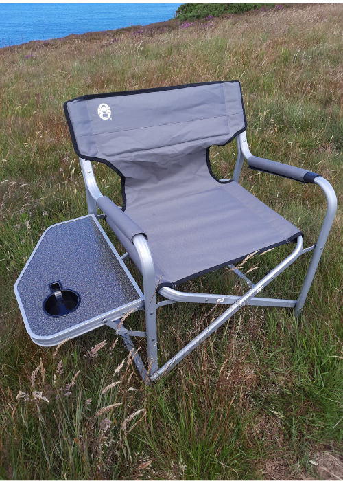 COLEMAN DECK CHAIR WITH SIDE TABLE: SummitSurfers Tested