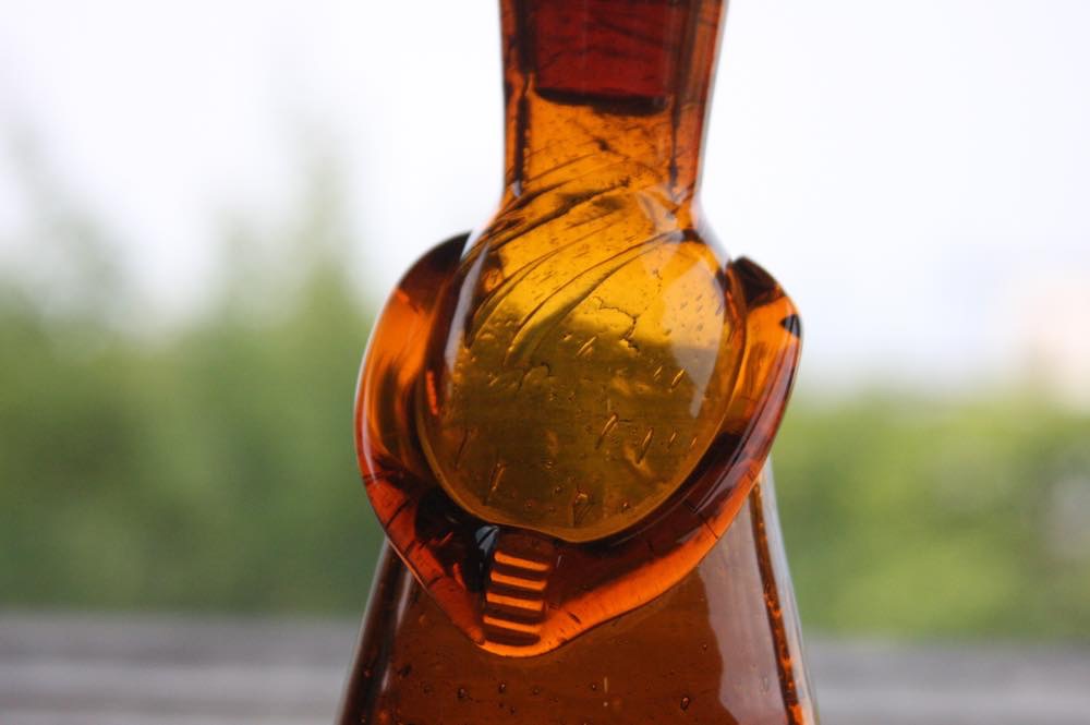 北欧雑貨|Erik Hoglundエリックホグラン ガラス デキャンタ アンバー