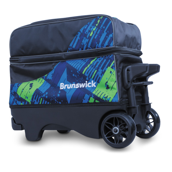 Brunswick ゾーンダブルローラーバッグ ブルーカオス 2個用 ゾーン