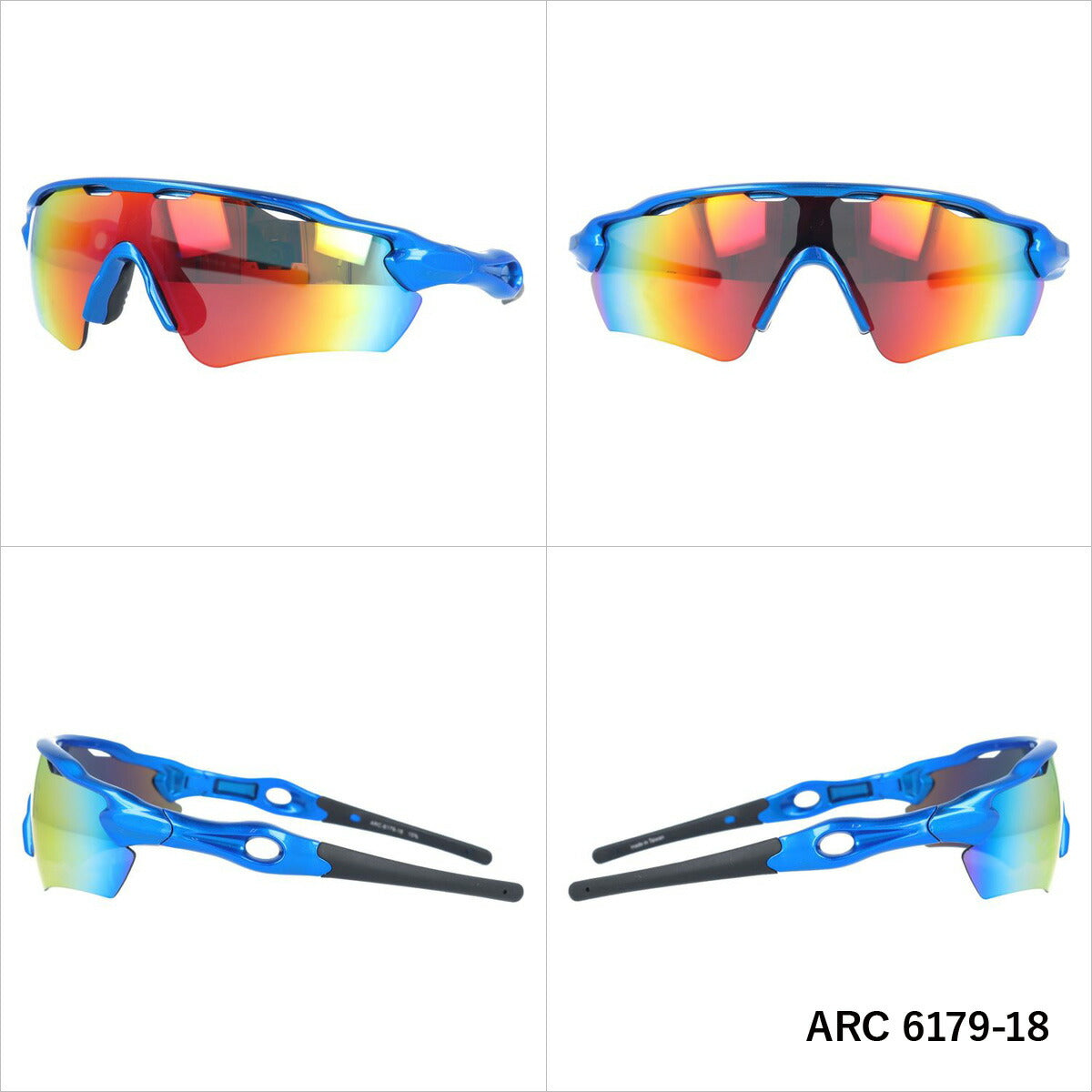 アークスタイル サングラス ミラーレンズ カラーレンズ メンズ