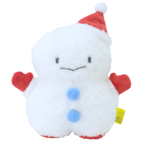 ふわふわ たっとん ぬいぐるみ (S) ゆきだるま RD - サンレモン