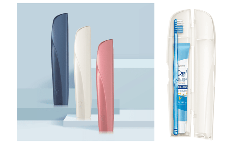 美白ハミガキ売上本数No.1*1のOra2小さなバッグにも入るスタイリッシュ