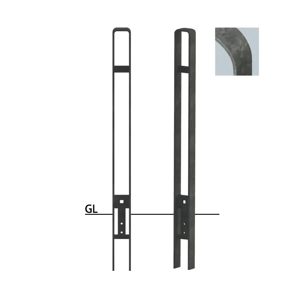 和モダンシリーズ りん酸亜鉛処理(低明度) FNPZ-11U-FF00｜車止めや旗