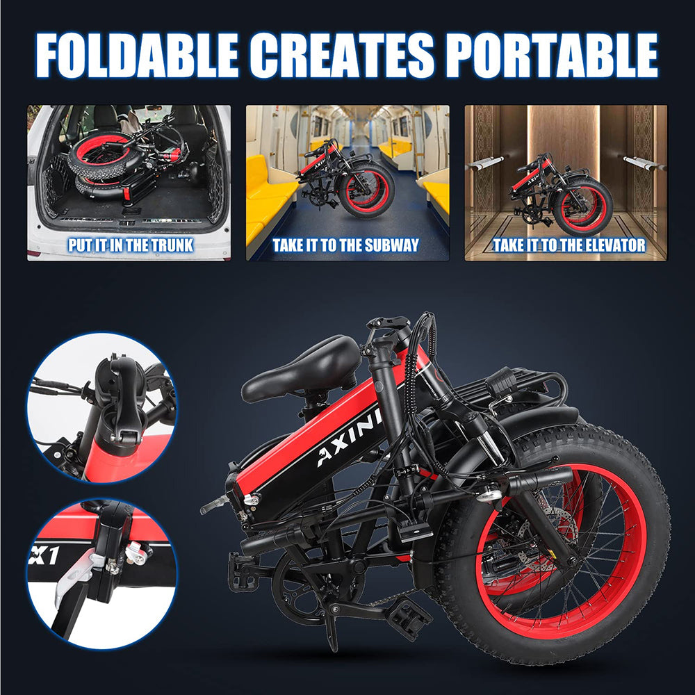 Electric Bike for Adults 750W 48V Foldable Electric Bicycle with