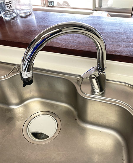 工事費込み】LIXIL(INAX) タッチレス水栓 ナビッシュ シンプルタイプ