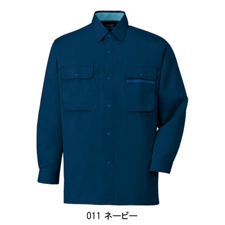自重堂Jichodoの作業服オールシーズン用 長袖シャツ44104| サンワーク本店