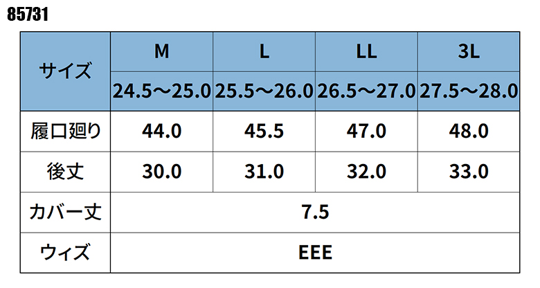 作業用長靴（先芯なし） 紐 長靴ロング ジーベックXEBEC 85731【サン
