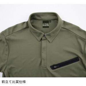 作業用 長袖ポロシャツ ジーベック XEBECC.ZONE クロスゾーン 6115