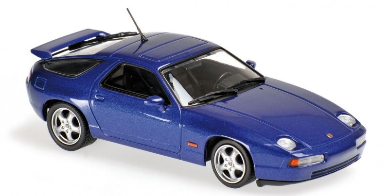 Porsche 928 GTS 1991 (dark blue metallic) - Die-cast model
