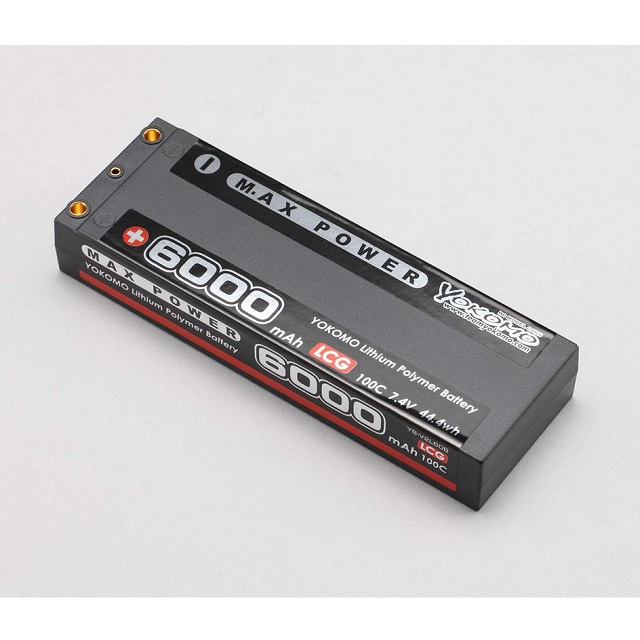 マックスパワー Li-po 6000mAh/7.4V LCGバッテリー [YB-V260BLB