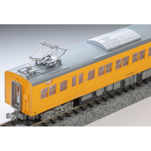 115系3000番代+3500番代 濃黄色 クーラー交換車 4両セット [A0466
