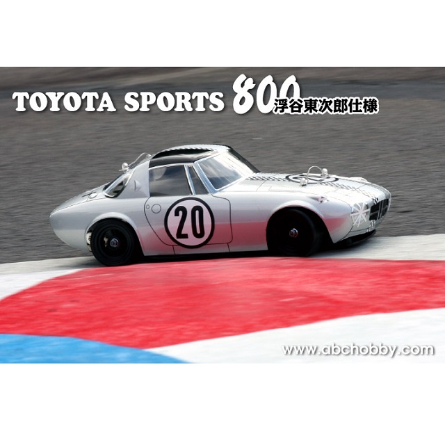1/10電動Mシャーシ用トヨタ スポーツ800浮谷東次郎仕様 [ABC-67308