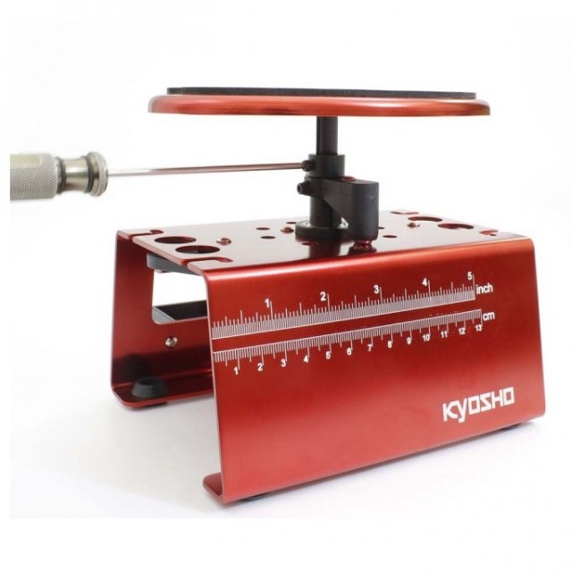 メンテナンススタンド ハイタイプ(レッド) [36229R] - スーパーラジコン