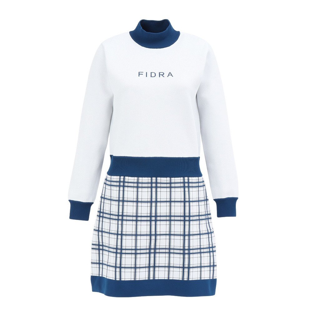 フィドラ（FIDRA）（レディース）ゴルフウェア 長袖 ニットワンピース