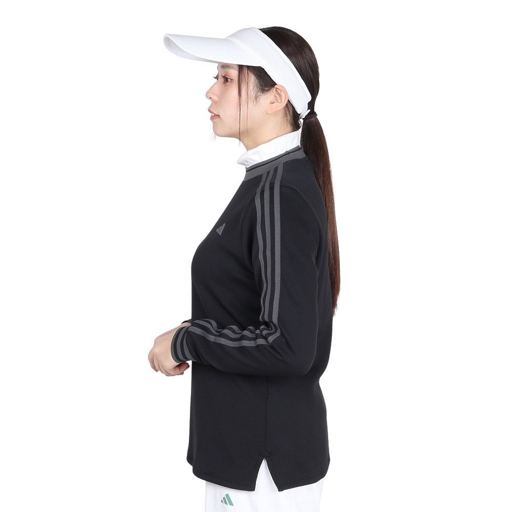 アディダス（adidas）（レディース）ゴルフウェア 保温 3ストライプ