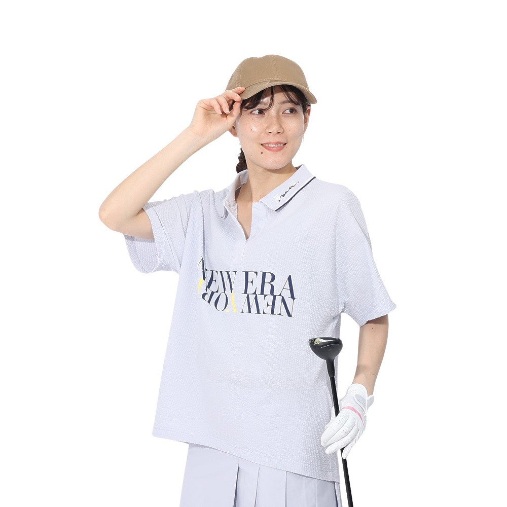 ニューエラ（NEW ERA）（レディース）ゴルフウェア 吸汗速乾 半袖