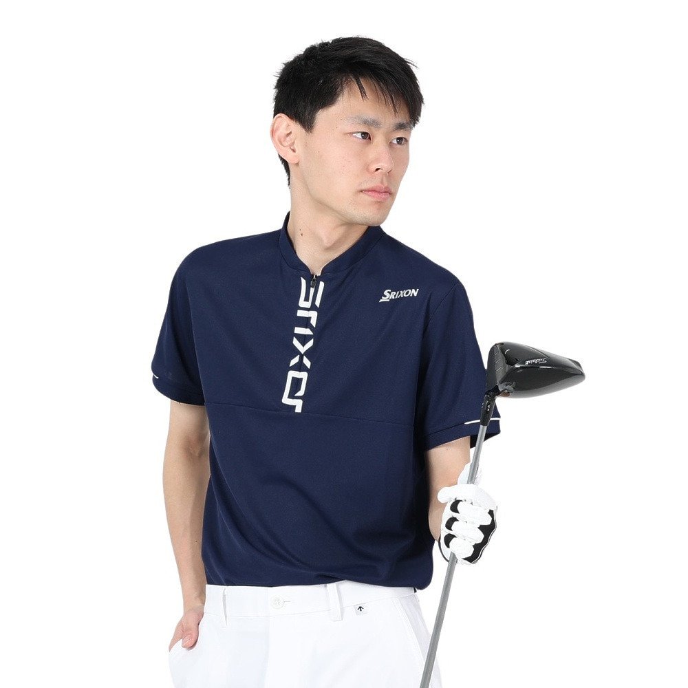 スリクソン（SRIXON）（メンズ）ゴルフウェア 半袖 吸汗速乾 接触冷感