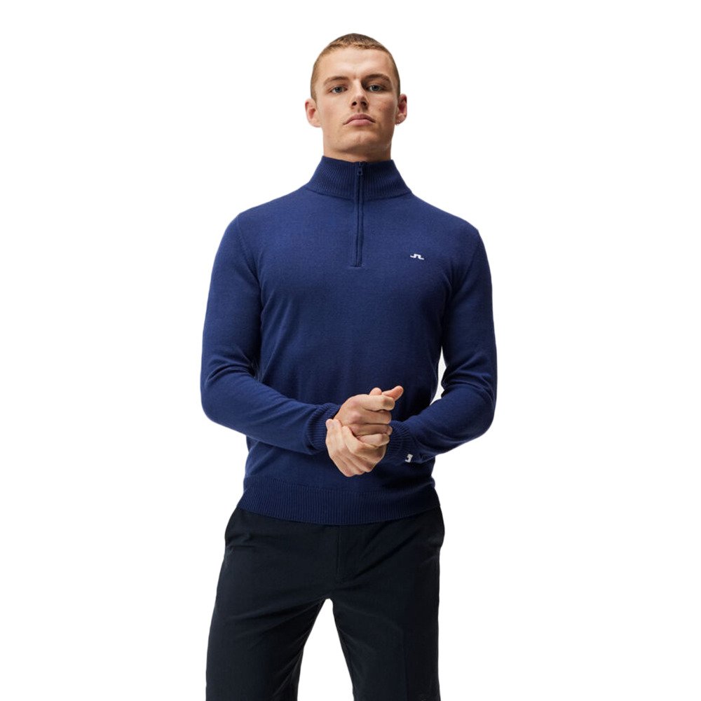 J.LINDEBERG（J.LINDEBERG）（メンズ）ゴルフウェア 長袖 Kian ハーフ