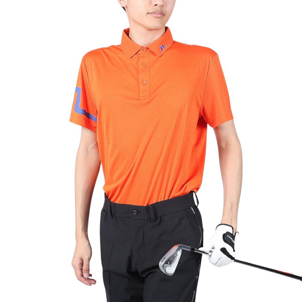 J.LINDEBERG（J.LINDEBERG）（メンズ）ゴルフウェア 半袖 吸水速乾 袖