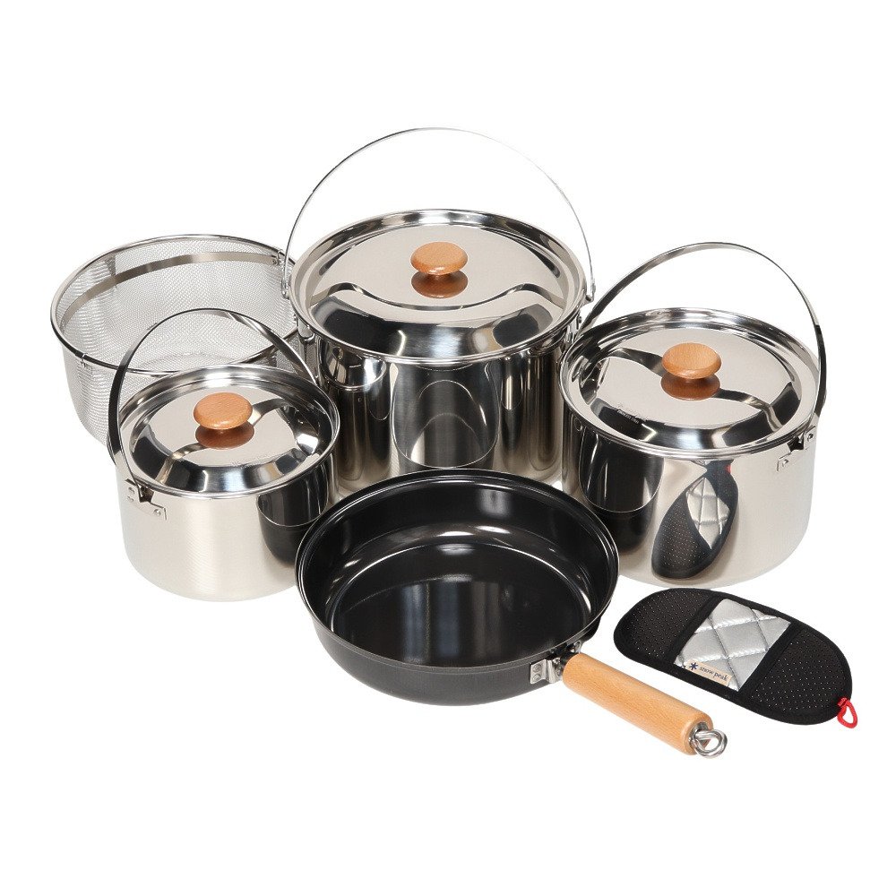 スノーピーク（snow peak） 調理器具 クッカーセット 鍋 フライパン