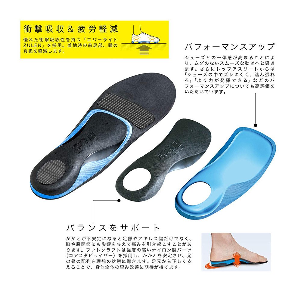 ザムスト（ZAMST）（メンズ、レディース）インソール フットクラフト