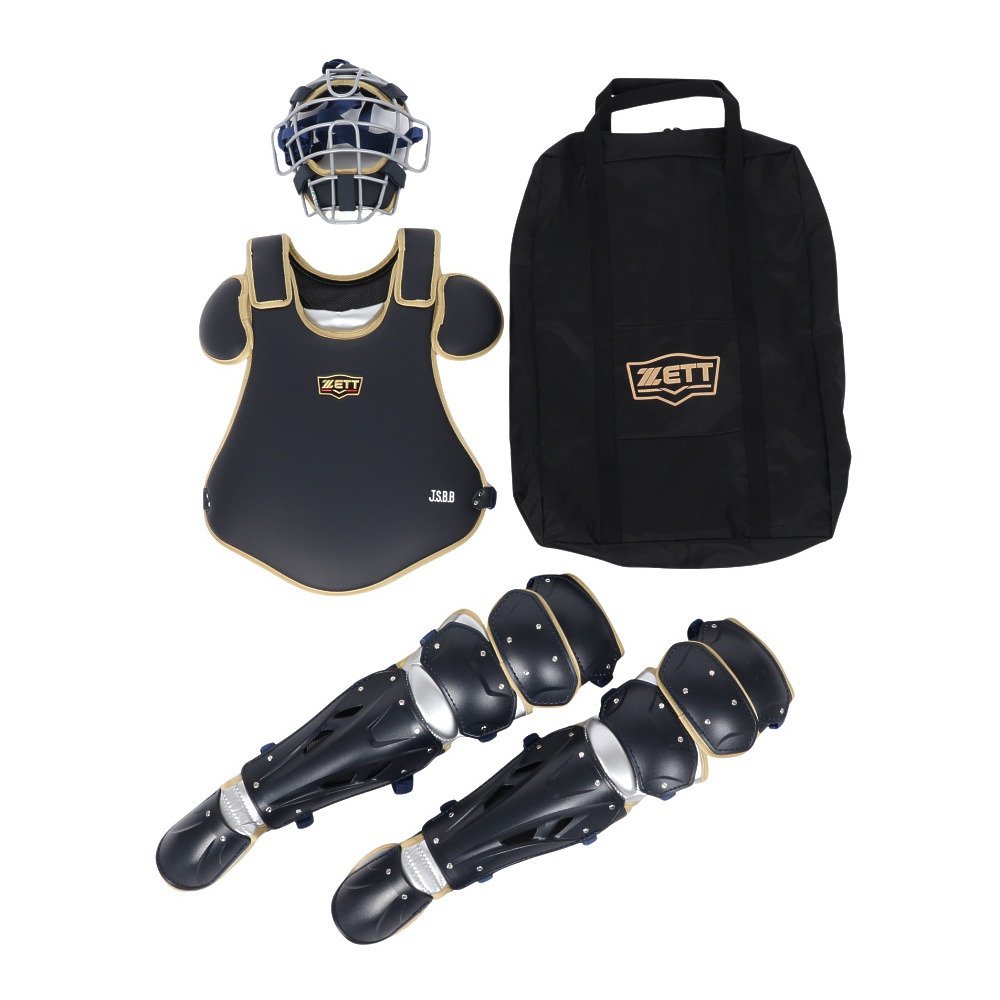 ゼット（ZETT）（メンズ）野球 軟式 キャッチャー 防具 3点セット