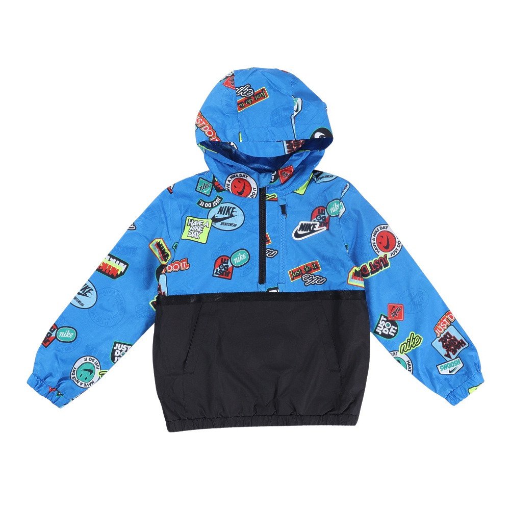 ナイキ（NIKE）（キッズ）ハーフジップ プリントブロック アノラック