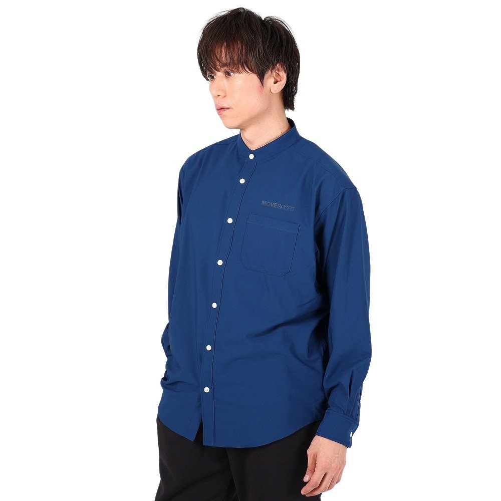 デサント（DESCENTE）（メンズ）ソフトストレッチバンドカラーシャツ