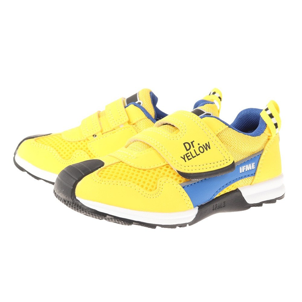 イフミー（IFME）（キッズ）ジュニアスニーカー IFME ×TRAIN イエロー