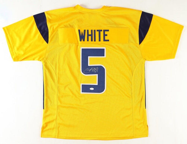 Pat White Signed West Virginia Mountaineers Jersey (JSA COA) Miami