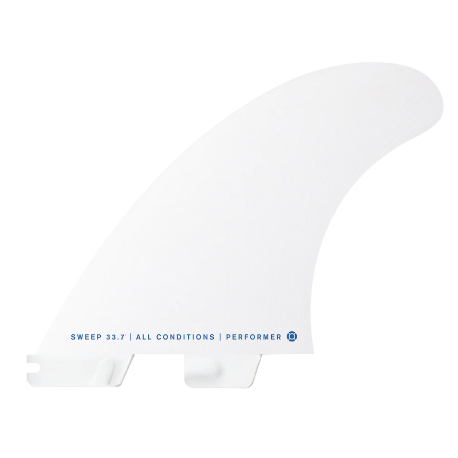 FCS II Reactor White Edition Tri Fin Set - FCS JAPAN