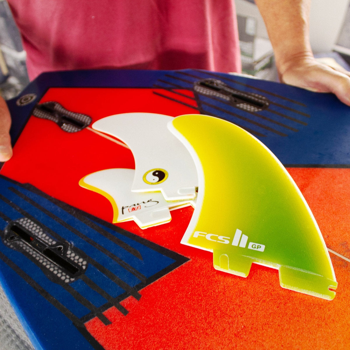 FCS II TOWN & COUNTRY TWIN + STABILISER FIN SET - FCS JAPAN