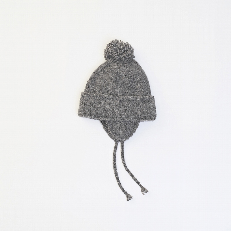 SURPRISE(サプライズ) / xCA4LA EAR FLAP KNIT CAP *チャコールグレー*