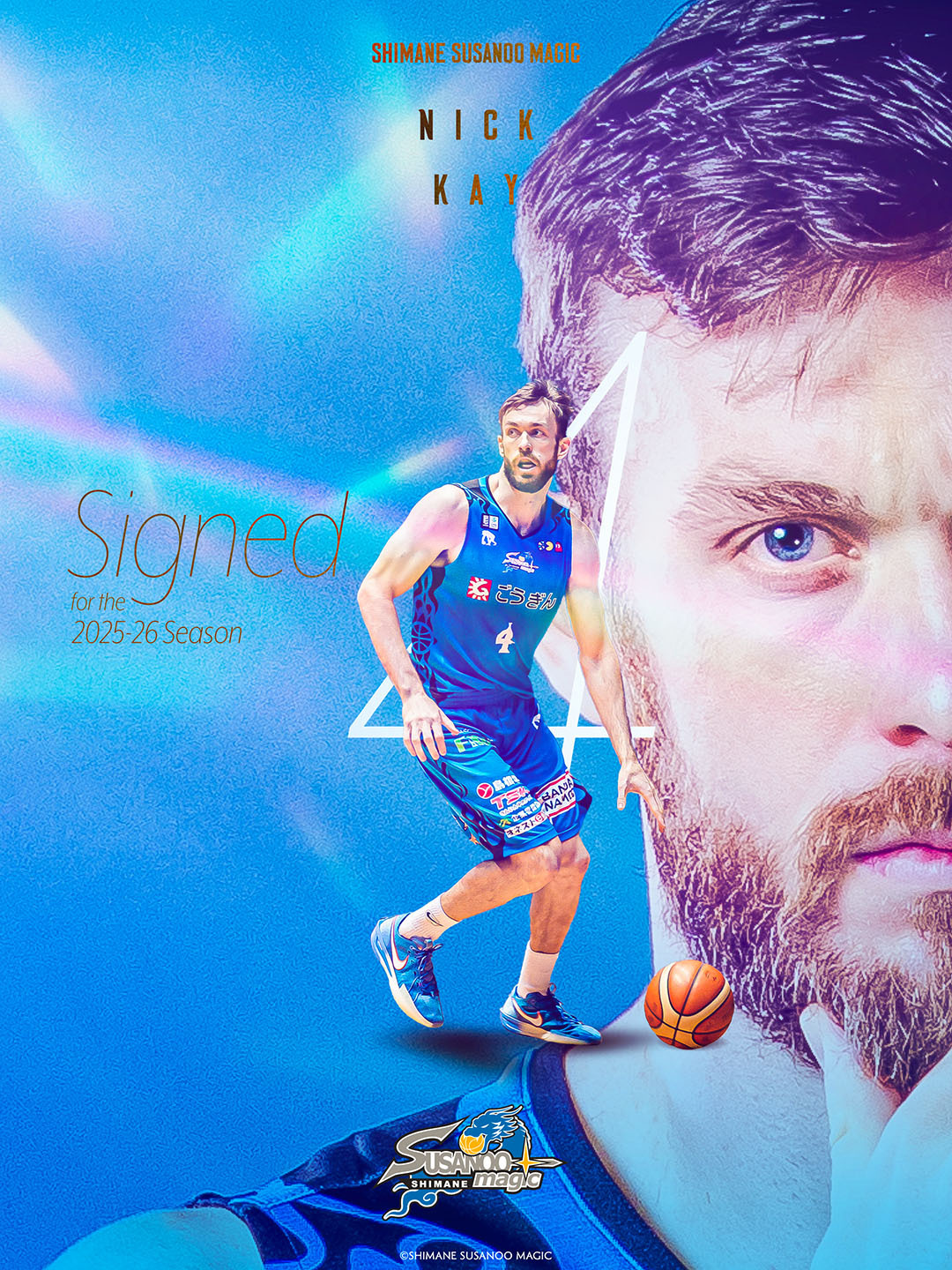 ニック・ケイ｜2025-26 SEASON 島根スサノオマジック新体制 特設サイト
