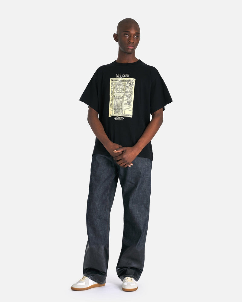 Notebook Sketch Graphic Print T-Shirt in Black – SVRN