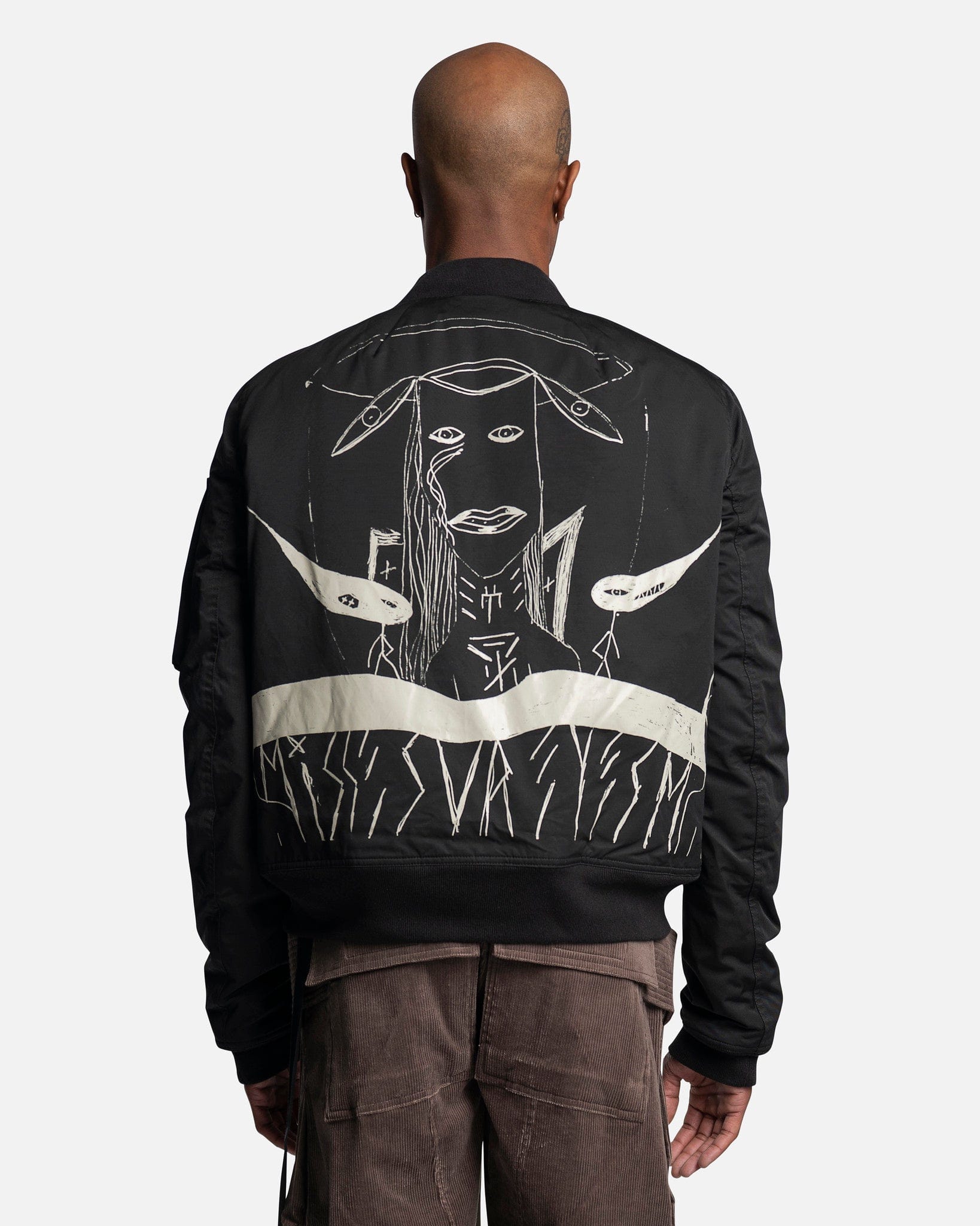 Flight Bomber in Black/Pearl – SVRN