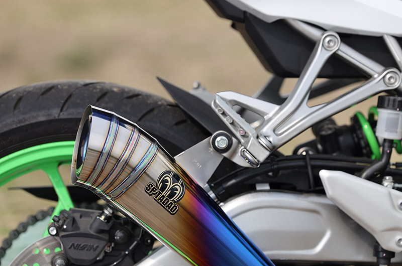 23~Ninja ZX-4R SE/RR (8BL-ZX400P) POWERBOX メガホン サイレンサー