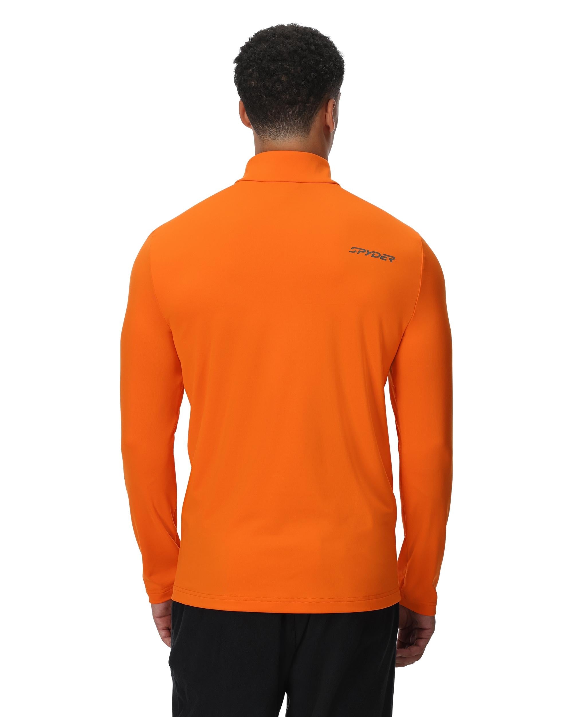 Mens Prospect Half Zip T-Neck - Flash Orange – Spyder
