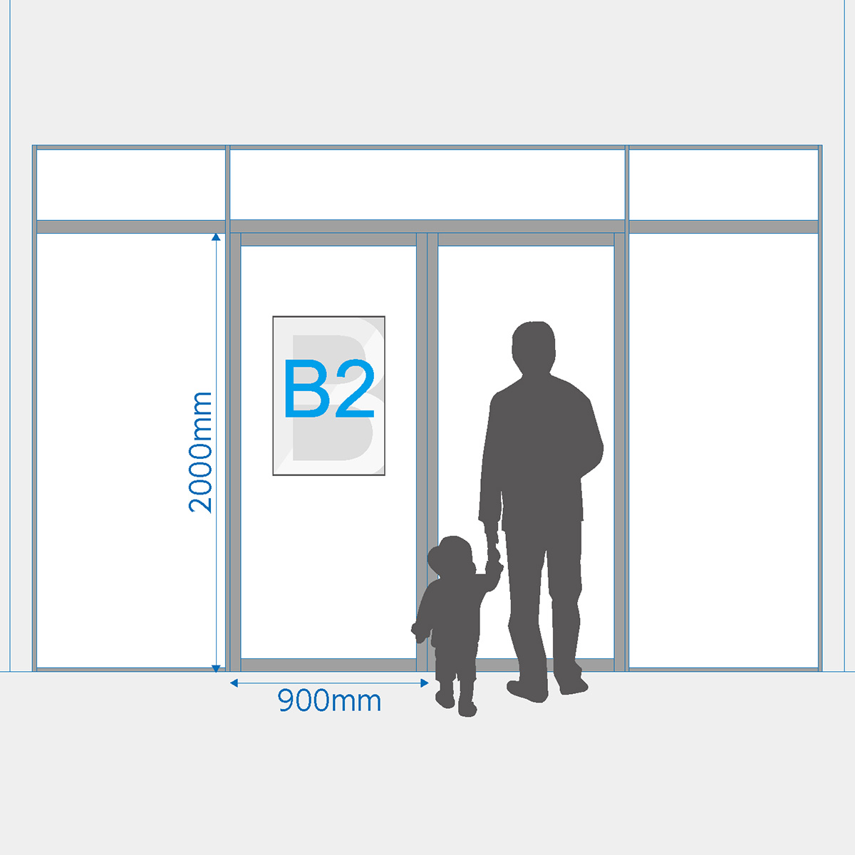 屋内用ポスター B2サイズ 半光沢紙｜ポスター印刷館