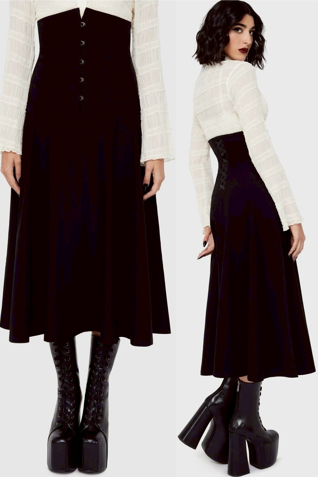 Sable Hex Skirt / 漆黒の呪文 / スカート【KILL STAR】 | Spider Rock Web