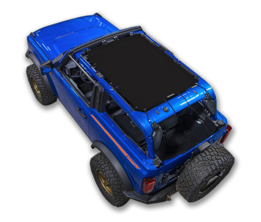 JL2D 2-Door Sunshade Mesh Top Jeep Wrangler JL SPIDERWEBSHADE