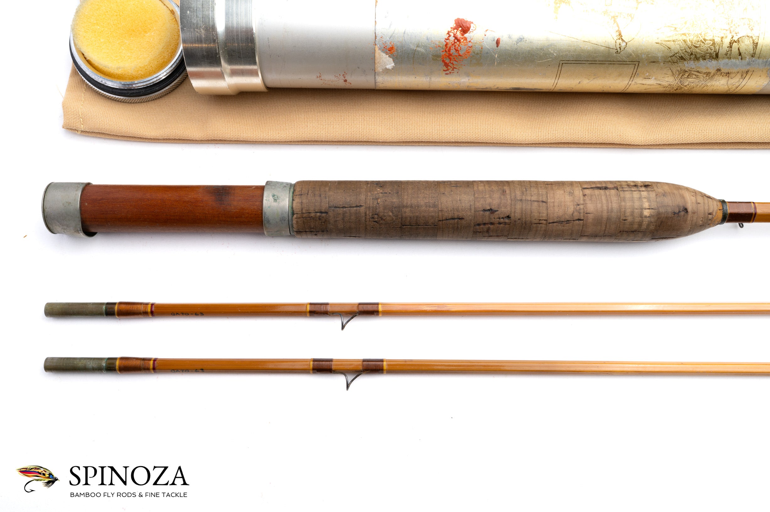Jenkins GA70 Bamboo Fly Rod 7' 2/2 #4/5 - Spinoza Rod Company